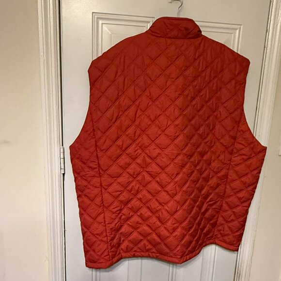 Brooks Brothers Big Tall Paddock Diamond Quilted Vest Red - Picture 3 of 8